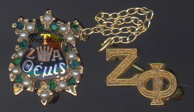 Zeta Tau Alpha - Emeralds & Pearls