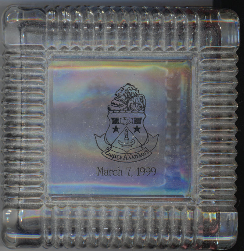 Alpha Delta Pi - Glass Trinket Box