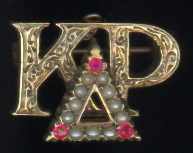 Kappa Delta Rho - Chased Etching